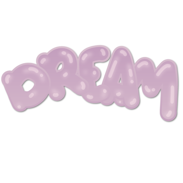 Cute Word Sticker - Dream