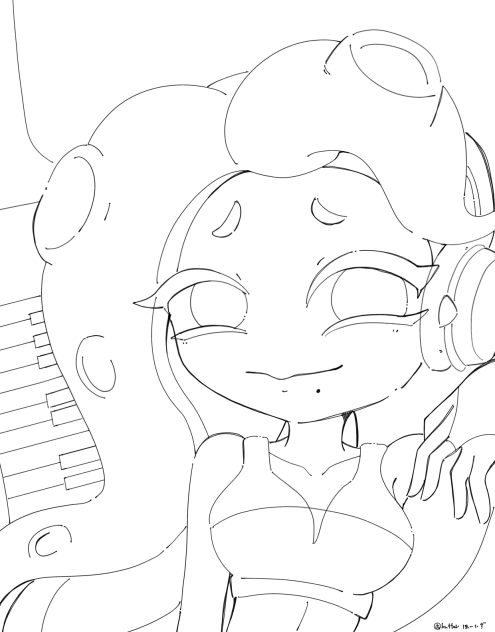 フェスイイダ　線画