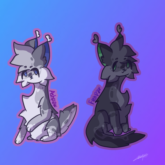 Ashpaw and Fernpaw