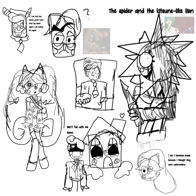 Drew random stuff that came to my mind