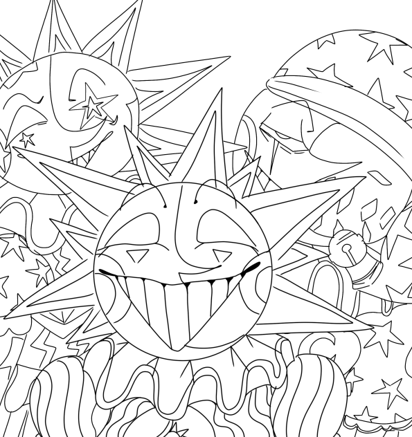 WIP fan art for moondriphi!