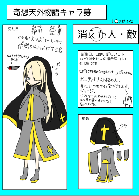 キャラ募！