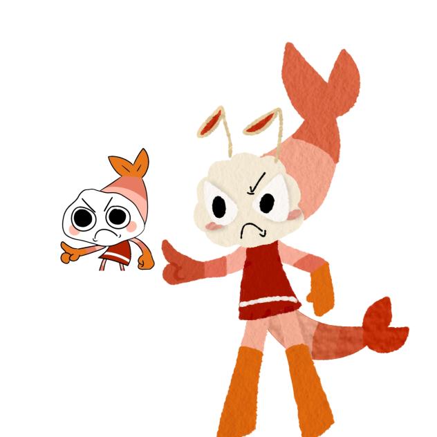 Shrimpo lineless paper
