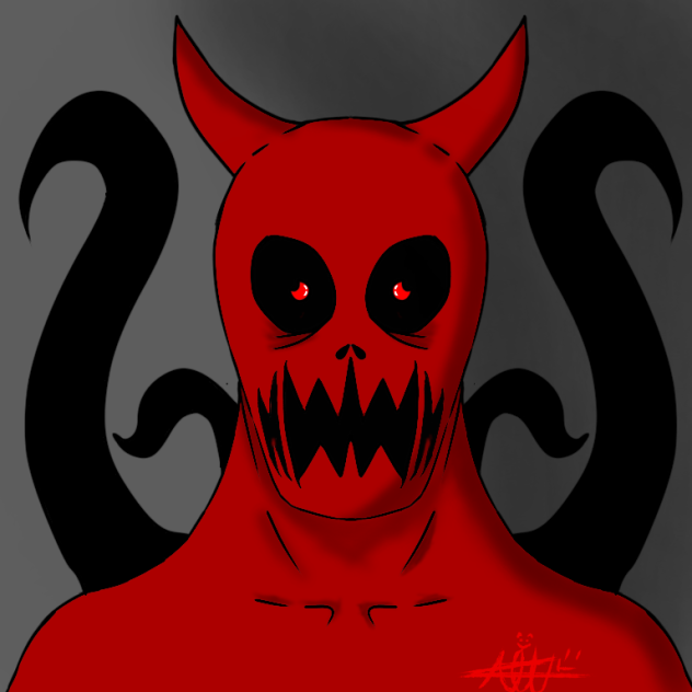 original design of a demon - ibisPaint