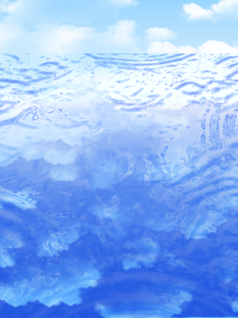 水溜まり背景２青空