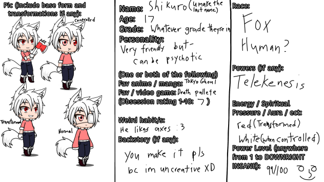 Oc for Jess 2