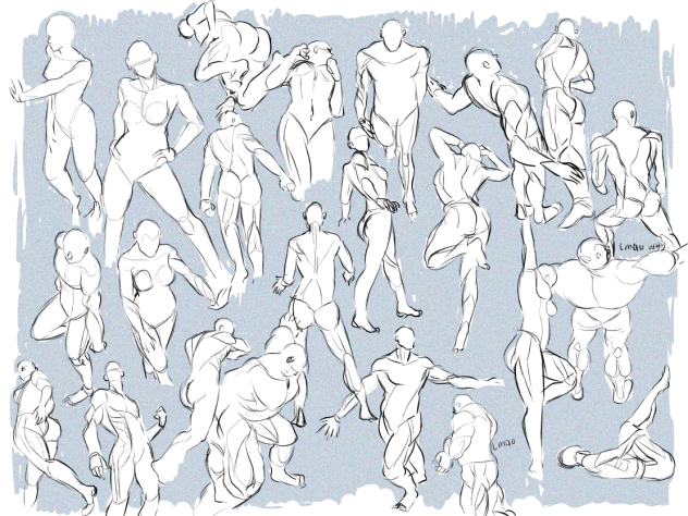 Posemaniacs 練習 Ibispaint