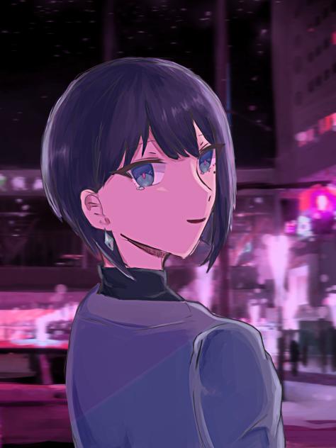 振り向き様