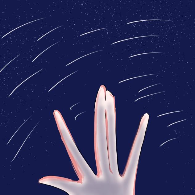 流星群に願いを。