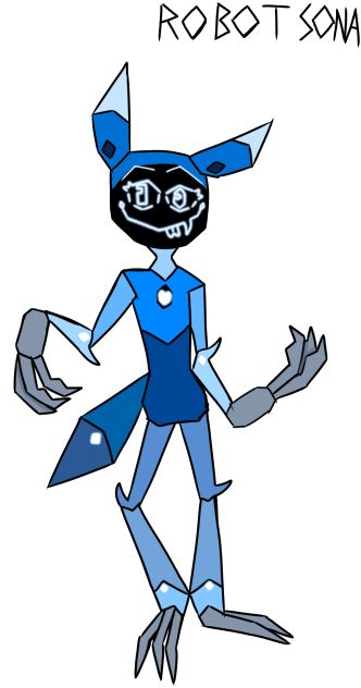 Robot Sona 🤖💙🩵