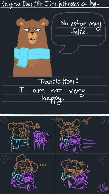 He Just Needs A Hug❤️ (Little Sketch)