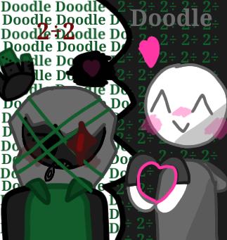 Doodle and 2÷ - ibisPaint