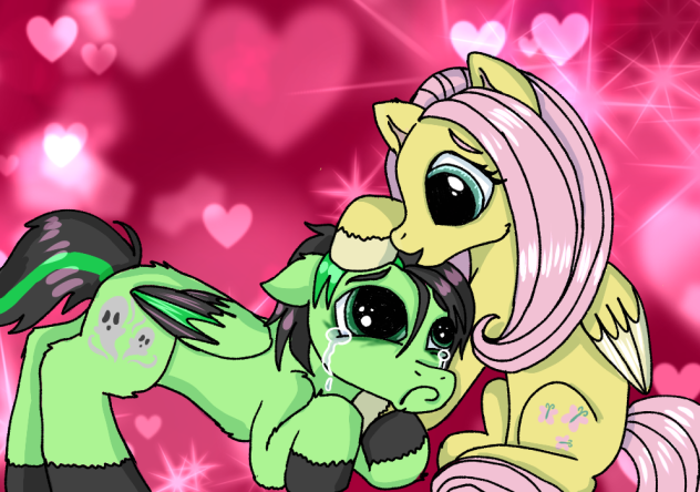 Morrow Fluttershy ship!!