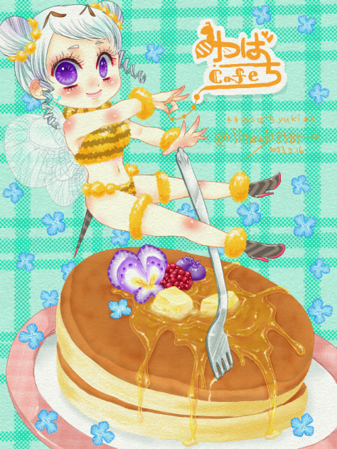 ふわふわのホットケーキですっ❤️