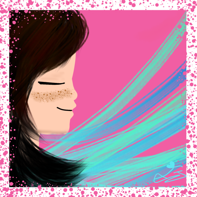 LUSY 😁🌺     my 1st  drawing