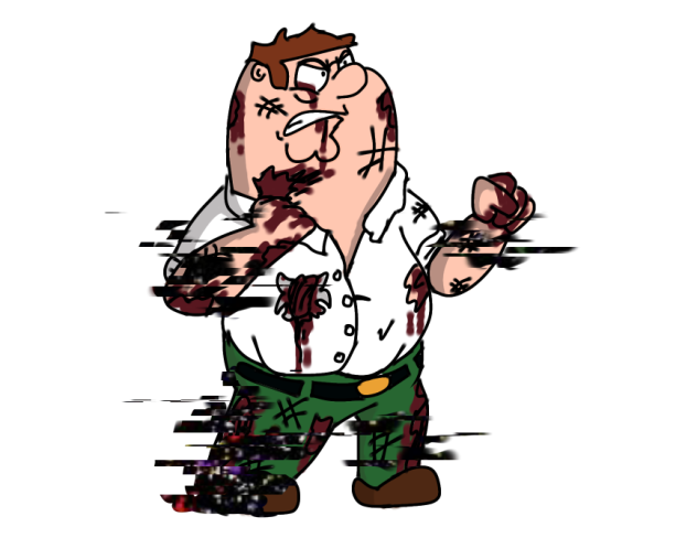 Corrupted Family Guy Art