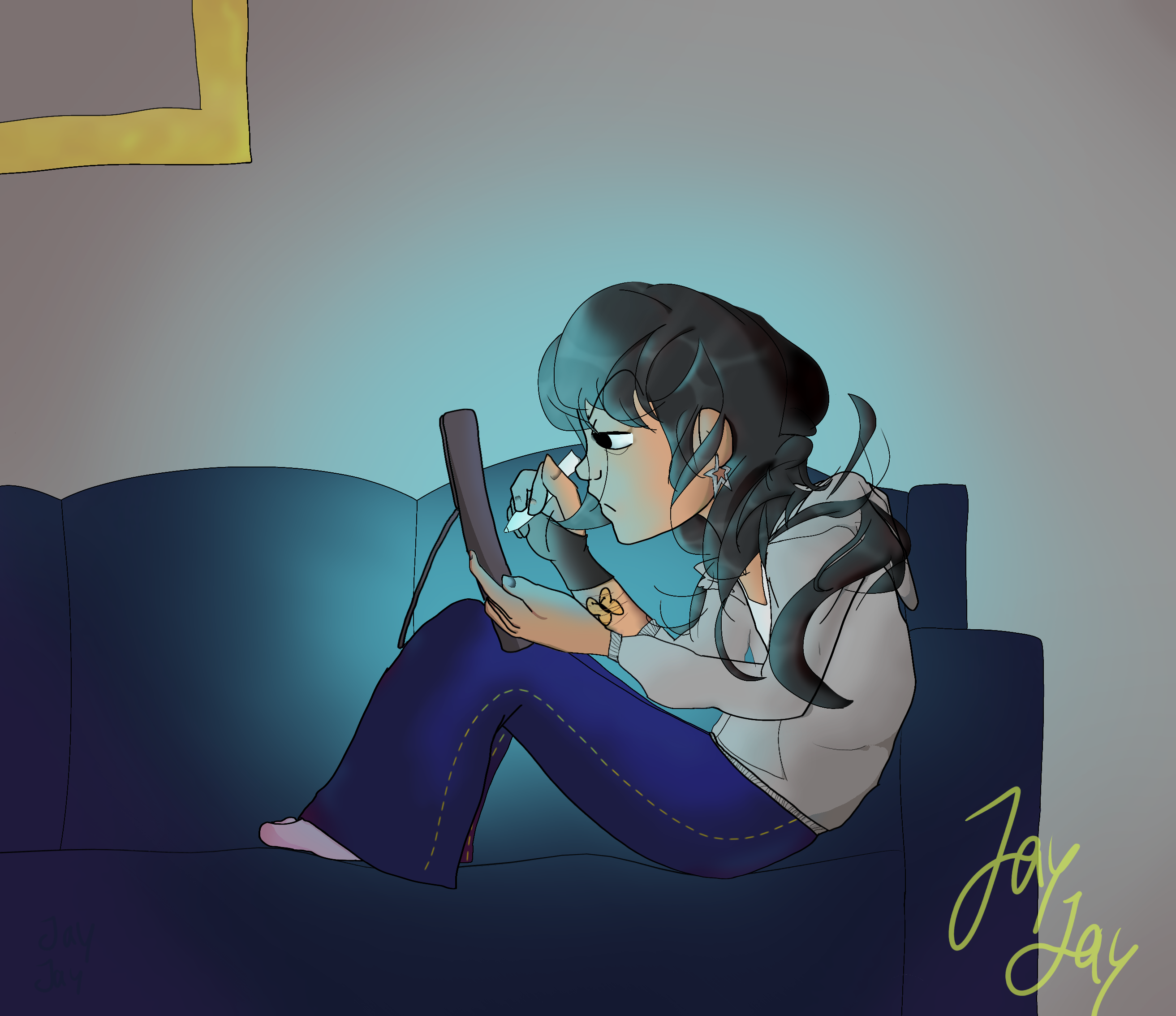 LATE NIGHT DRAWING (2) - ibisPaint