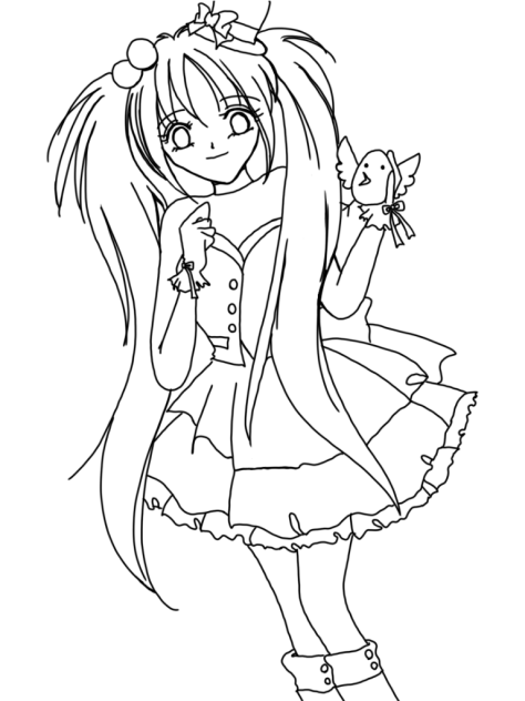 magiciangirl☆ 塗り絵