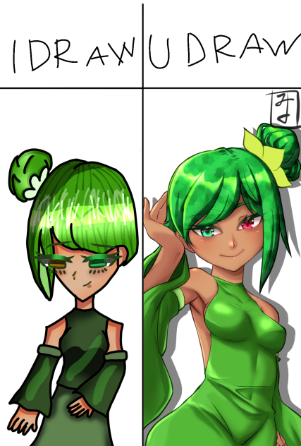 I draw you draw with Filzahana