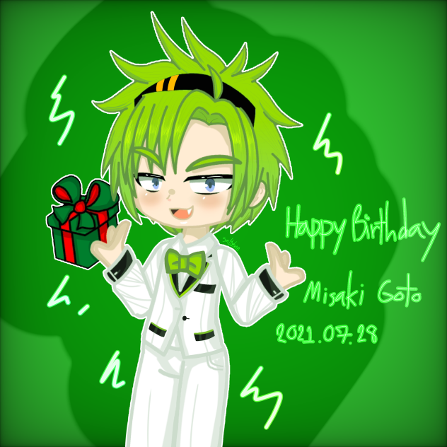 (Gacha Simple Edit) HBD Misaki AAside 21