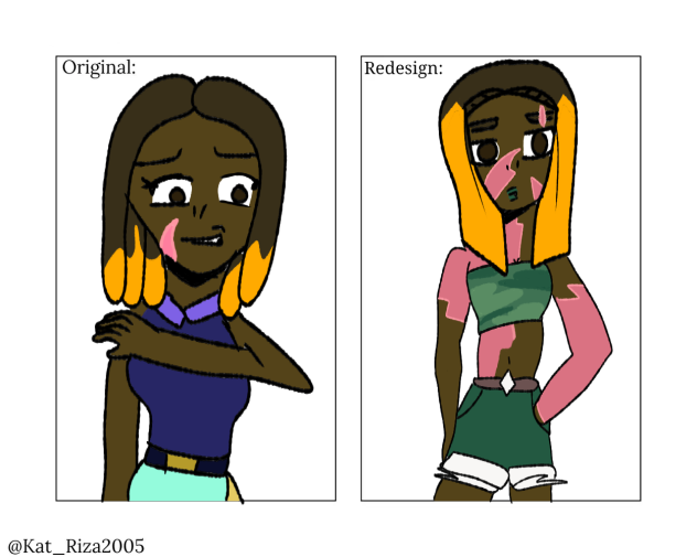 gave her the height that she deserves XD