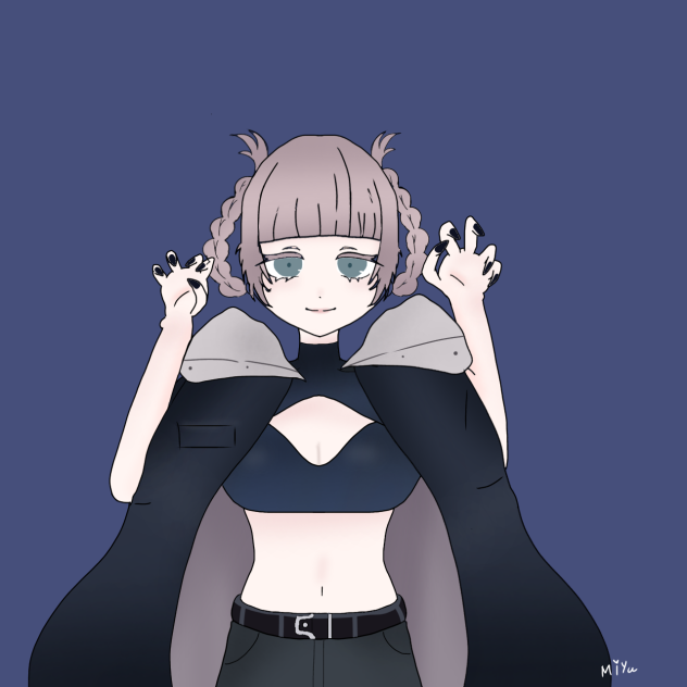 ナズナちゃんを描いてみました！🌕