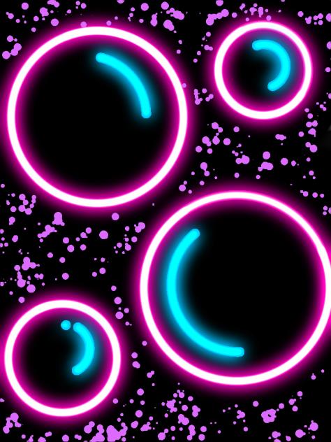 Neon bubbles