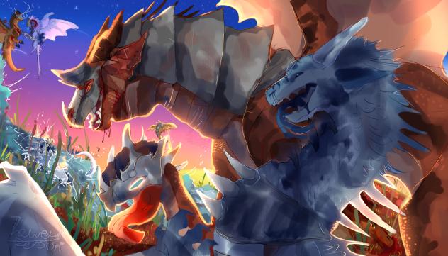 BLOOD, GORE! Mudwings vs Icewings