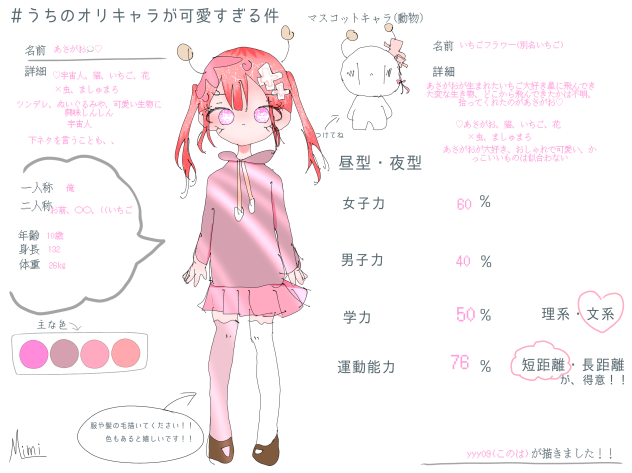 描いてくーださぃ！！