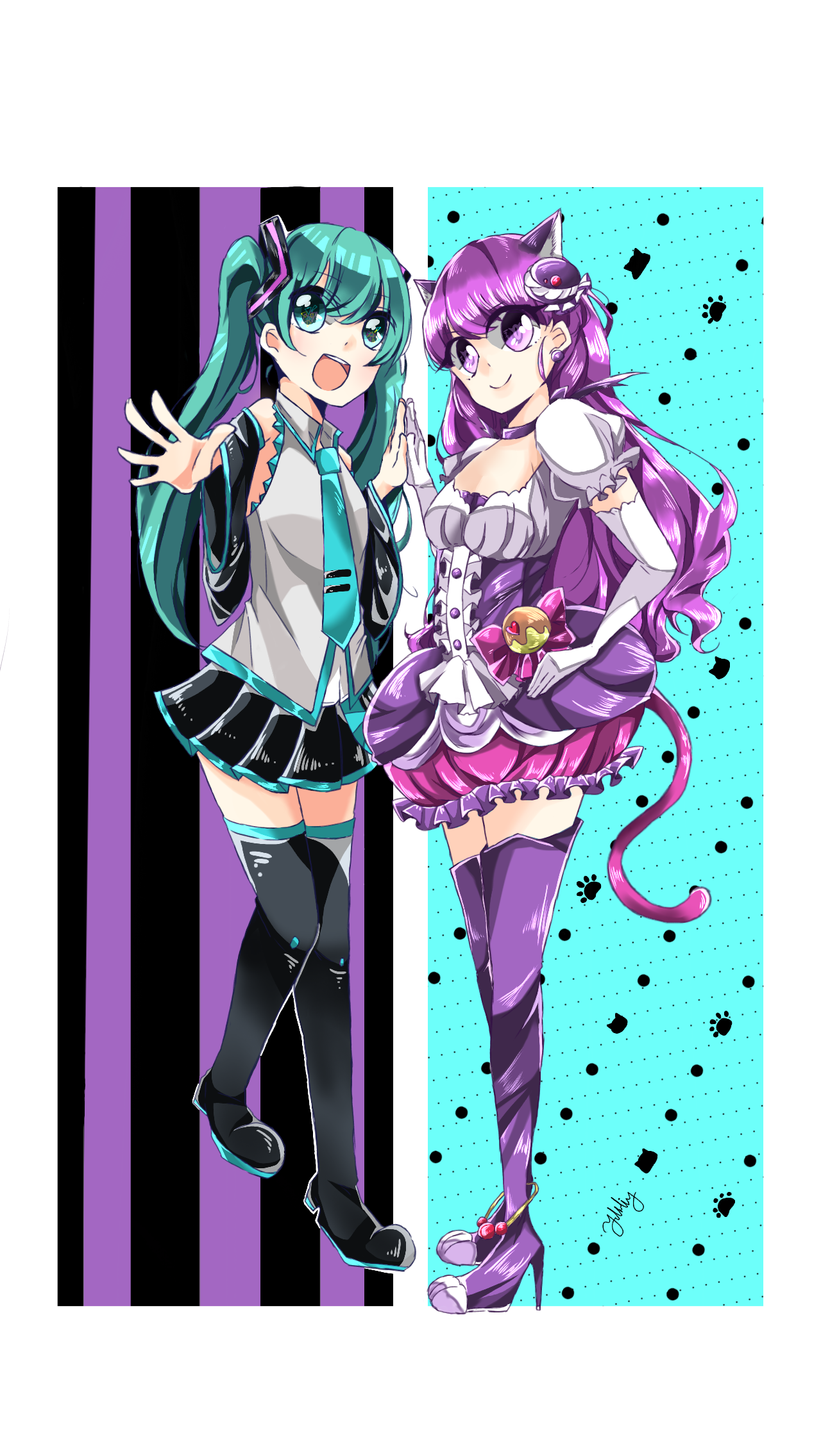 初音ミク キュアマカロン Ibispaint