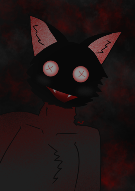 ✐𓁹《He's definitely a maniac cat》𓁹