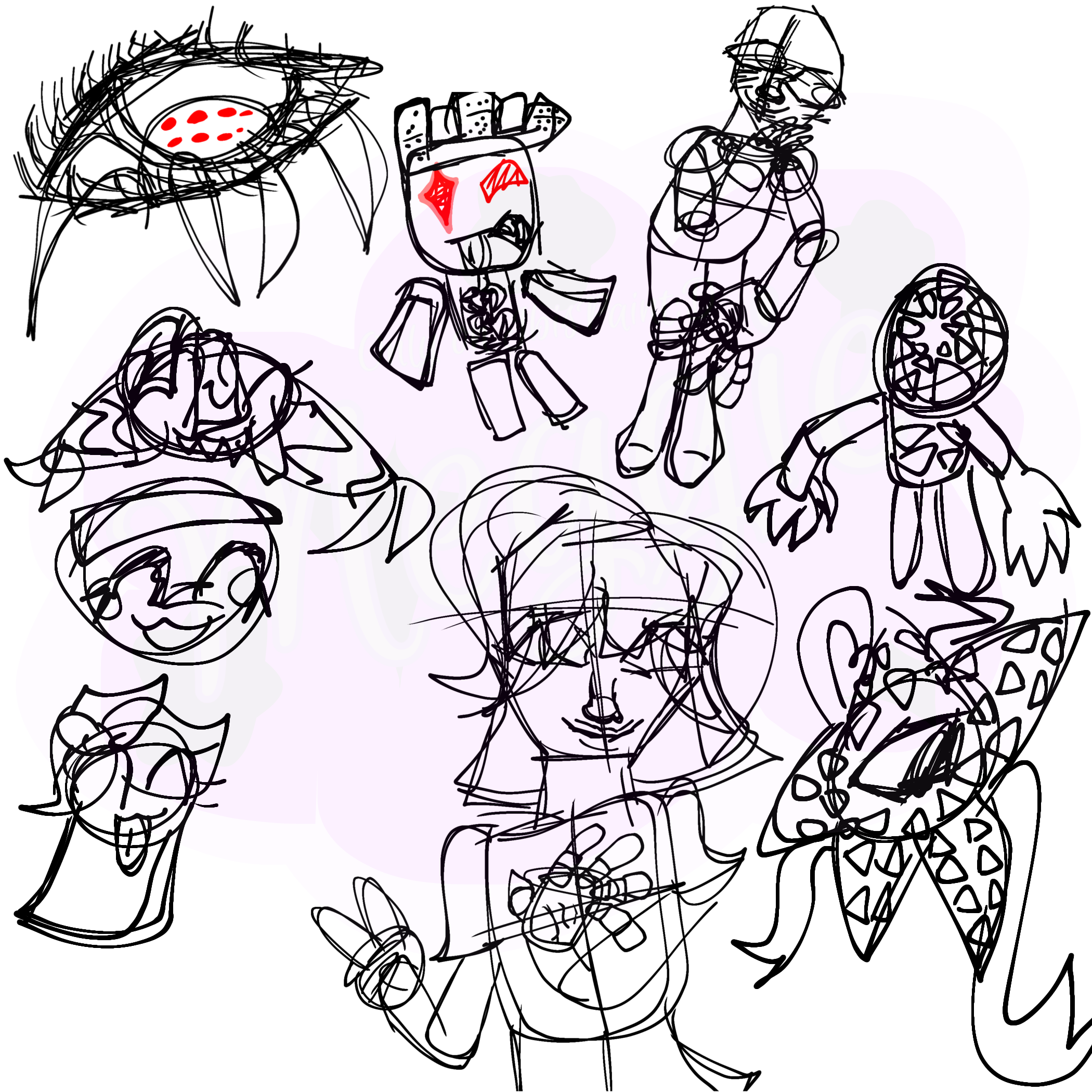 random doodles - ibisPaint