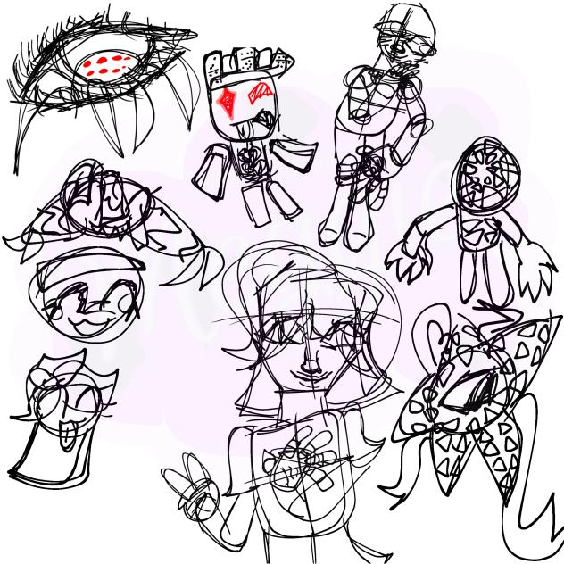 random doodles - ibisPaint