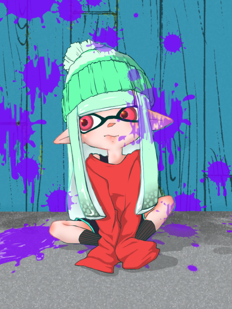 スプラ２ ぱっつんイカちゃん
