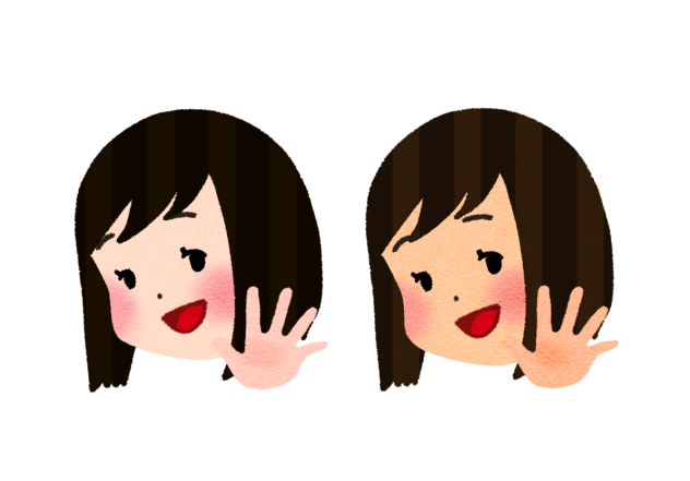 いらす◯や風女の子