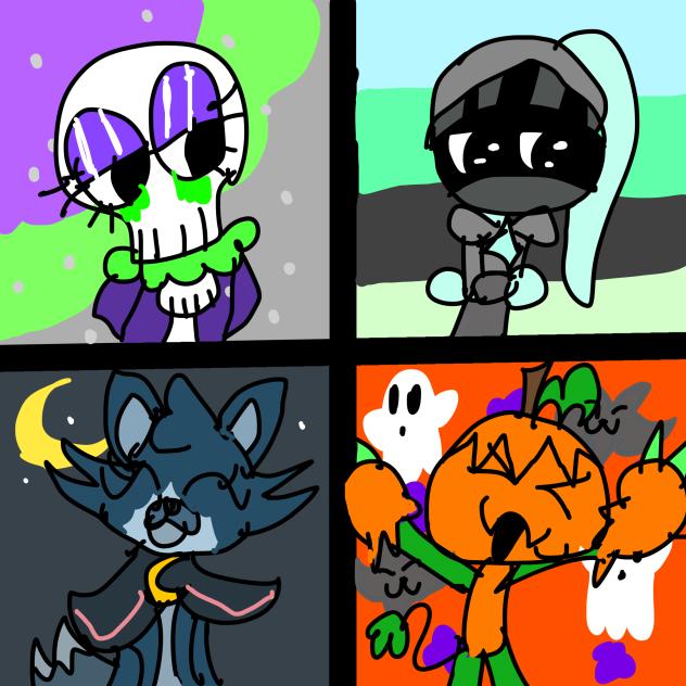 The Halloween toons 🎃🐺🗡️💀