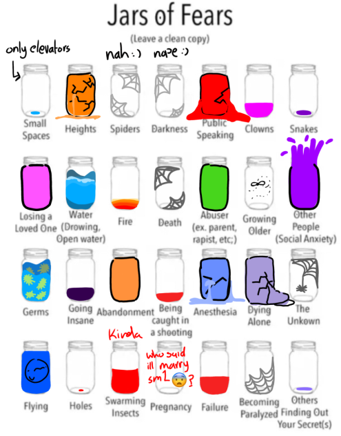Jars of fears 😟