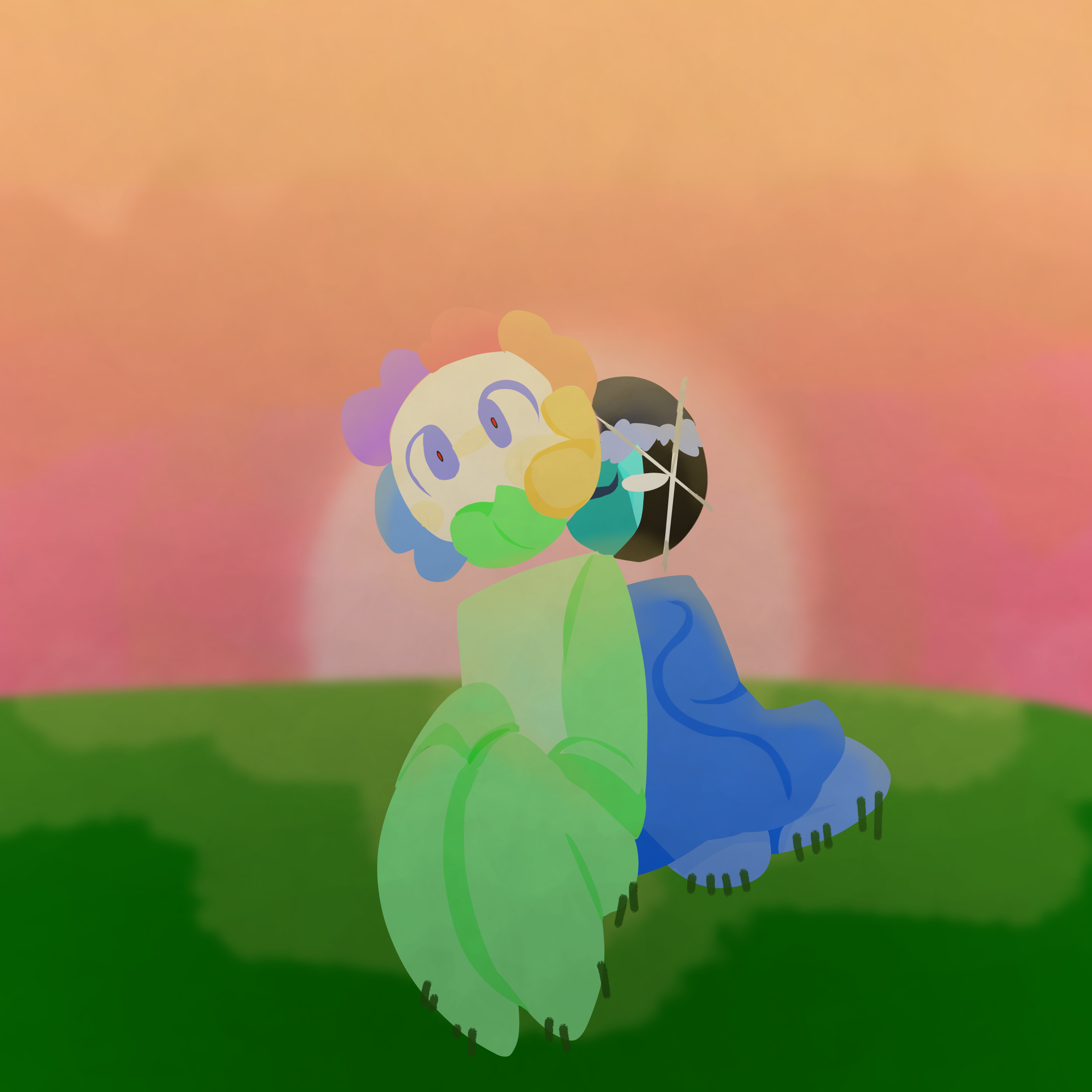 mid moonflower art - ibisPaint
