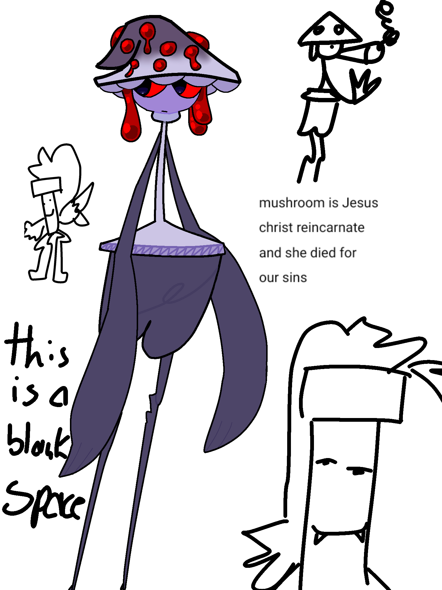 weird looking mushroom thing - ibisPaint