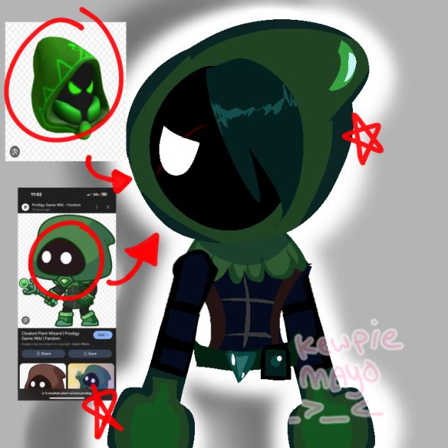 cloaked plant wizard