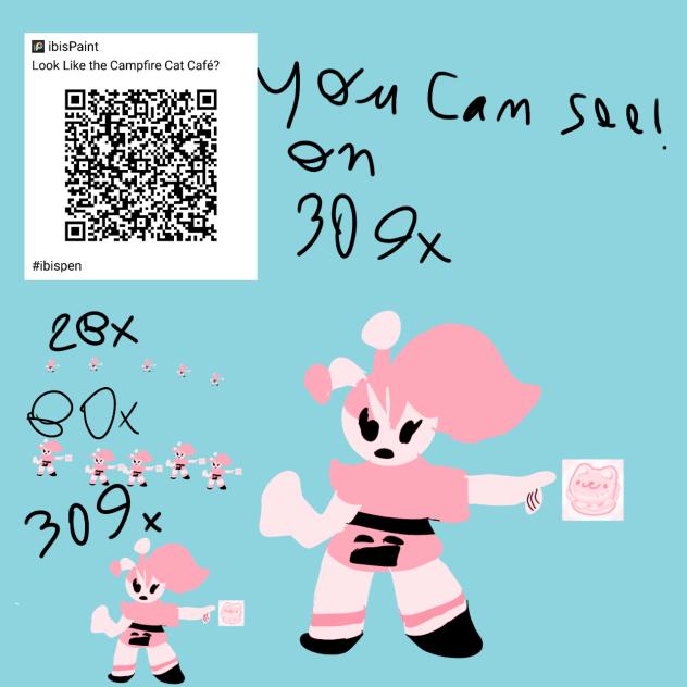 Look Like the Campfire Cat Cafe QR