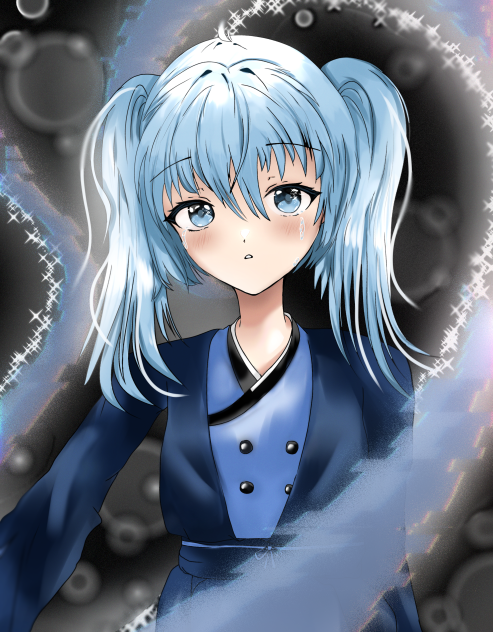 Blue tears