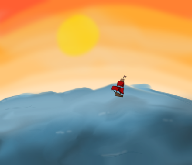 Ocean sea - ibisPaint