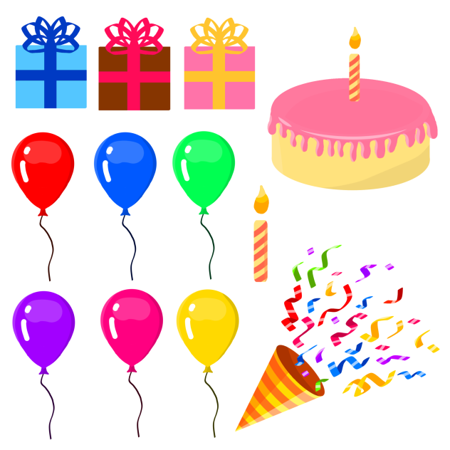 Party stickers2