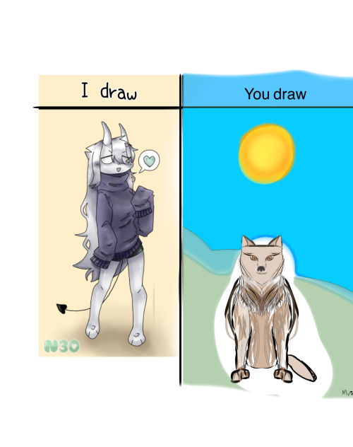 You draw I draw