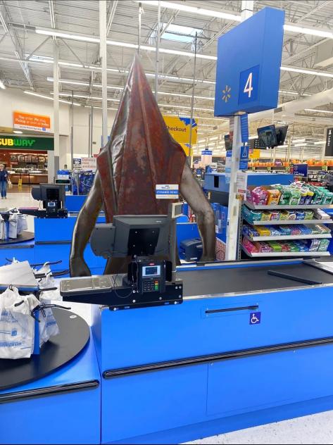 what if pyramid head worked at walmart