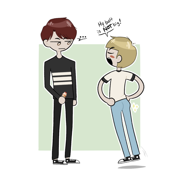 Mark’s butt is NOT big - ibisPaint