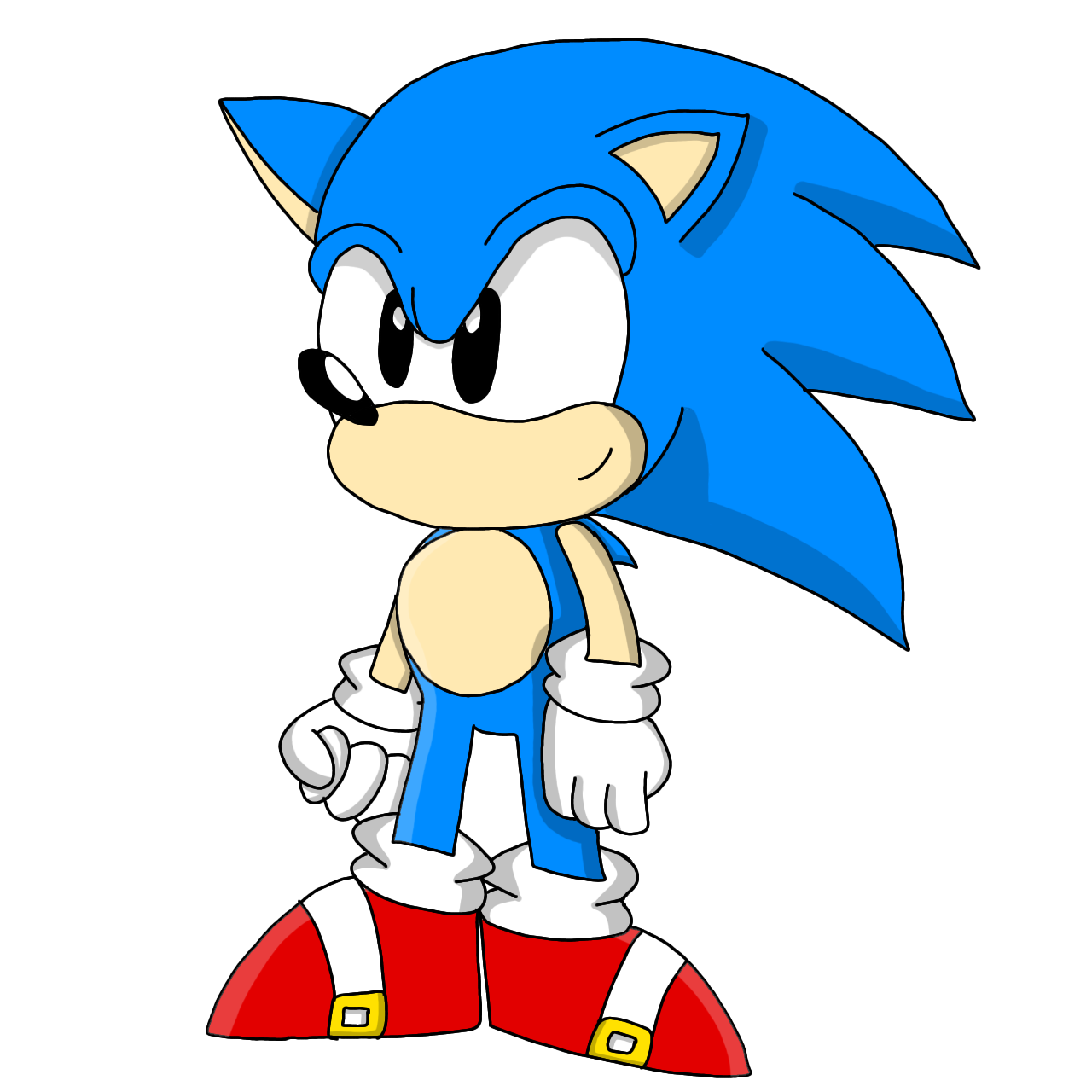 Classic Sonic - ibisPaint