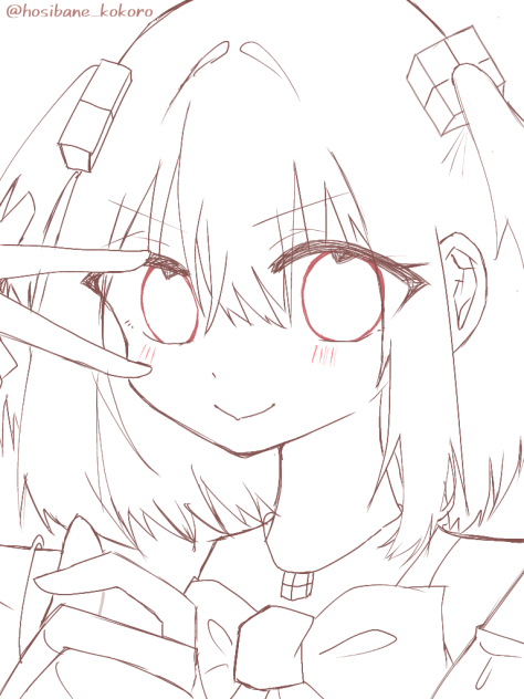 のあさん 線画 - ibisPaint