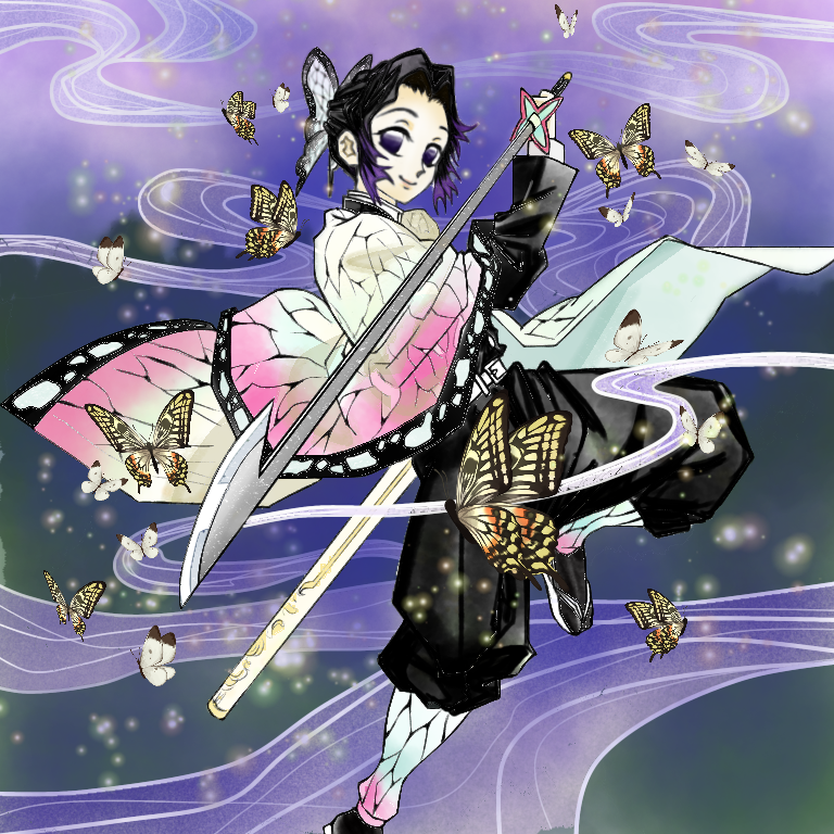 模写してみた】鬼滅の刃 胡蝶しのぶ - ibisPaint